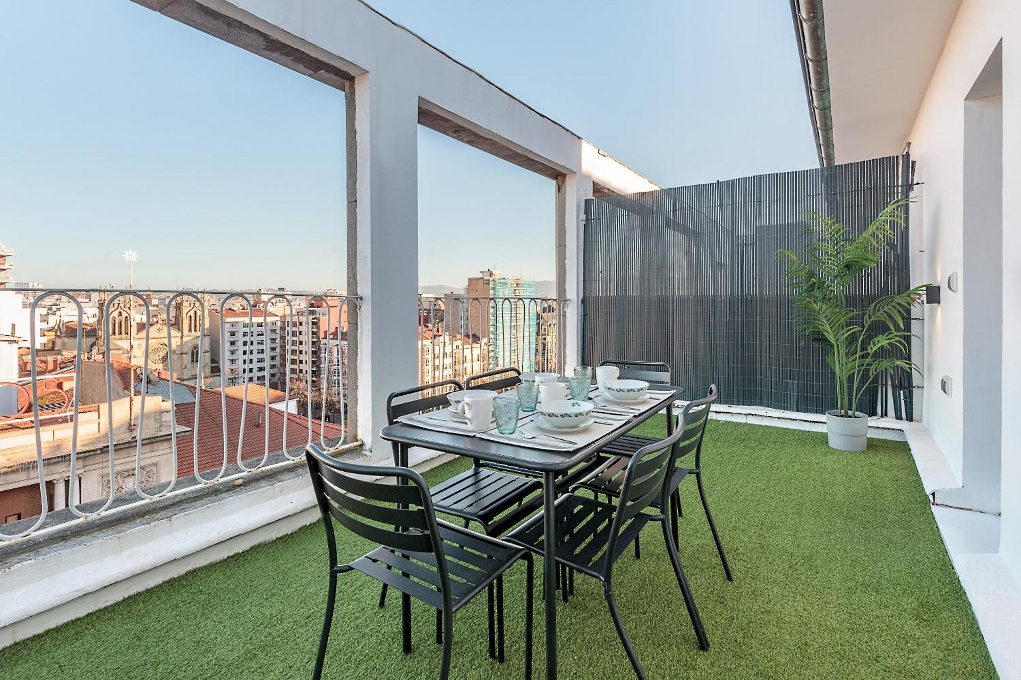 Genteel Home Jovellanos Terrace Gijón Dış mekan fotoğraf
